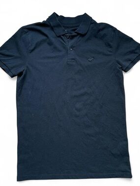 Hollister Advanced Stretch Men's Black Polo Shirt
